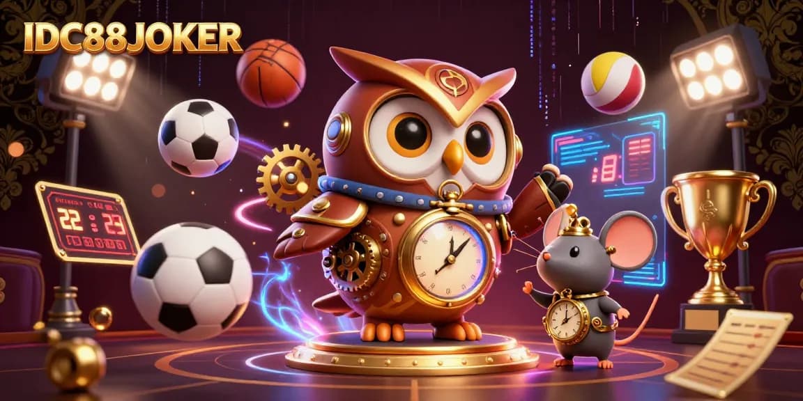 Experience exciting gaming thrills with IDC88JOKER's electrifying casino visuals and dynamic characters.