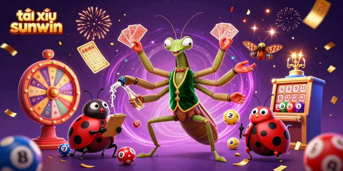 Experience the thrill of tài xỉu sunwin with a giant card sharp and vibrant casino game elements.