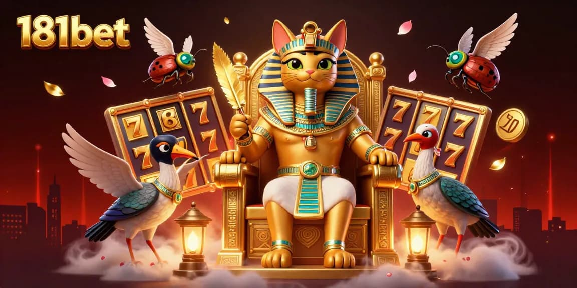Engage with the 181bet casino experience in an ultra-detailed 3D scene filled with lucky charms and vibrant colors.