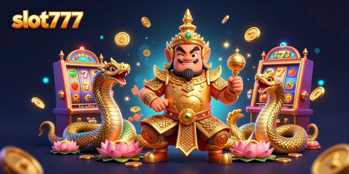 Experience thrilling gameplay and winning potential with slot777 in a vibrant casino scene.