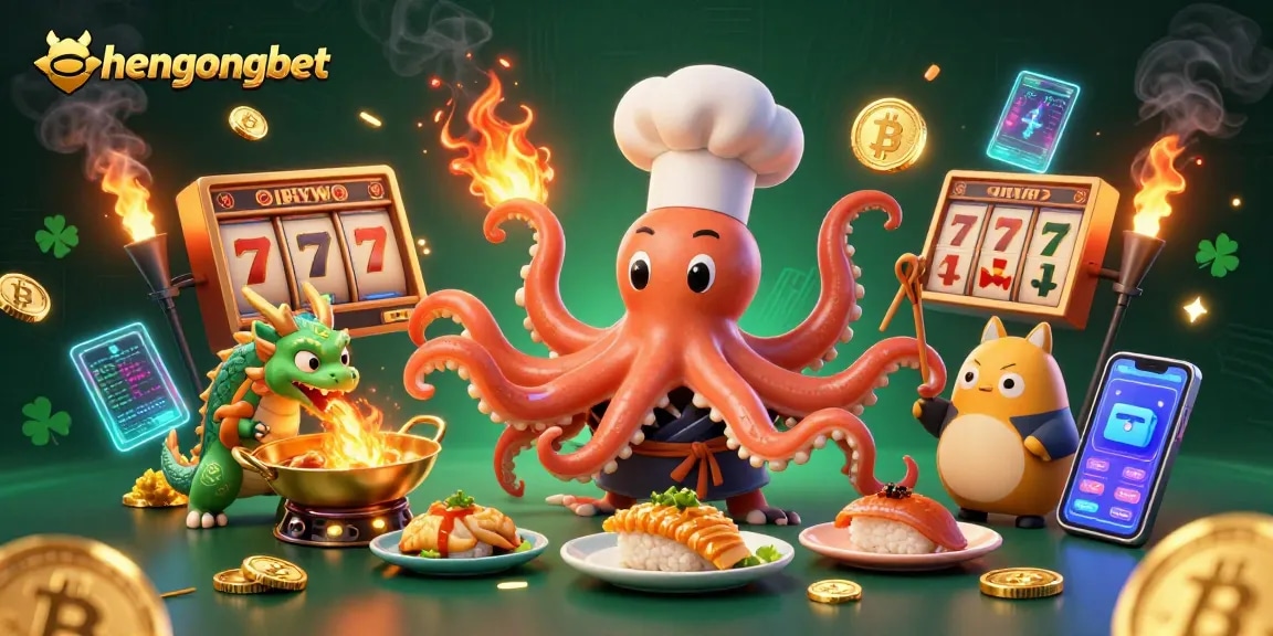 Experience rich gaming action at hengongbet with vibrant slot elements and playful characters.