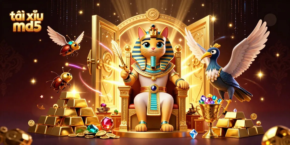 Win big with tài xỉu md5 in this vibrant casino-themed digital artwork!