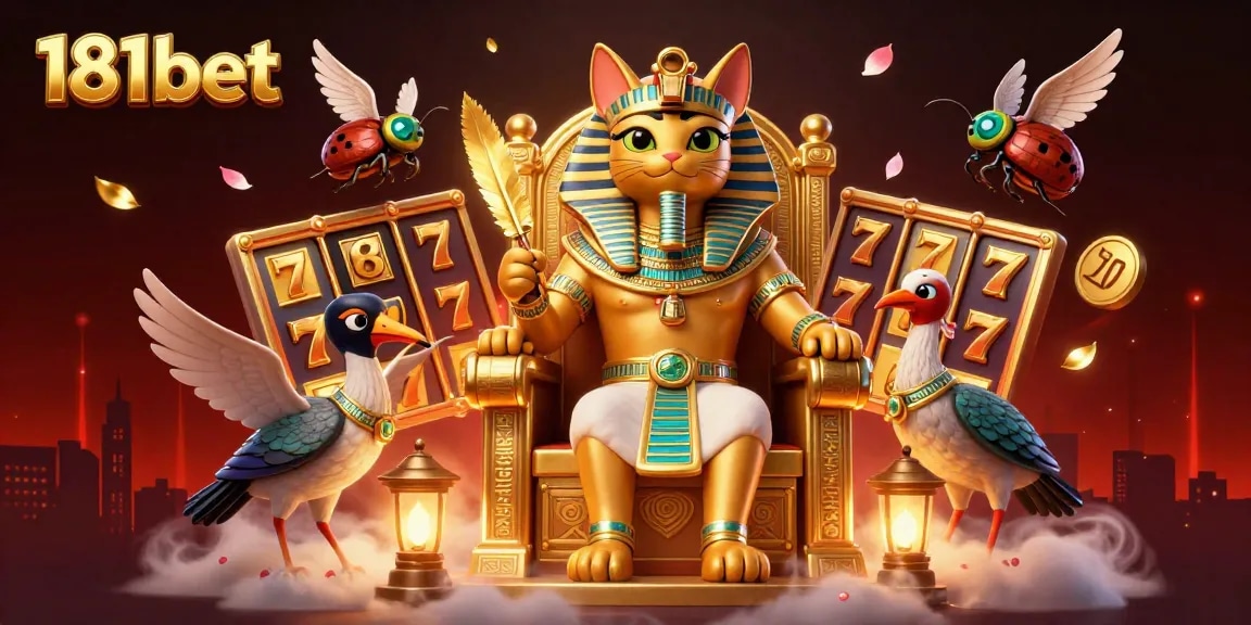 Engage with the 181bet casino experience in an ultra-detailed 3D scene filled with lucky charms and vibrant colors.