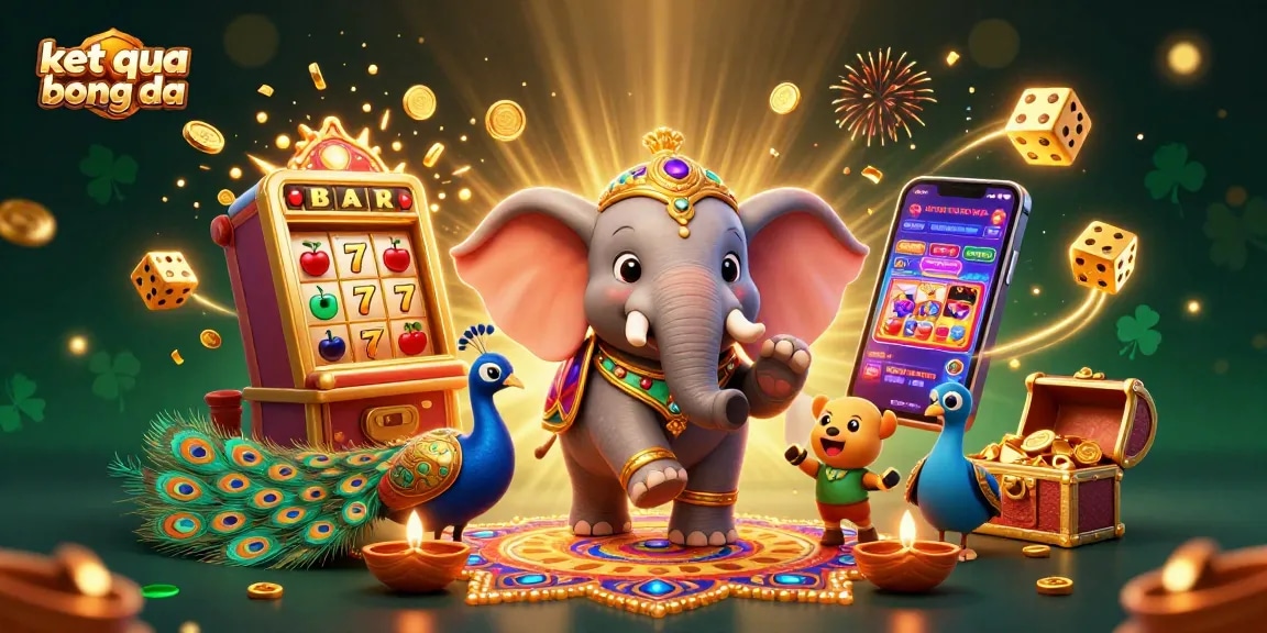 Experience the excitement of ket qua bong da with lively 3D cartoon elements and casino games bursting with energy.