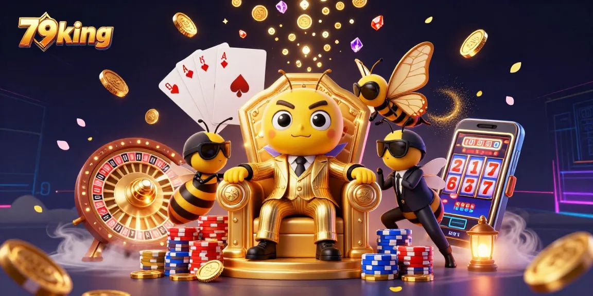Engage in thrilling gameplay at 79king with a mob boss-themed casino illustration filled with excitement.