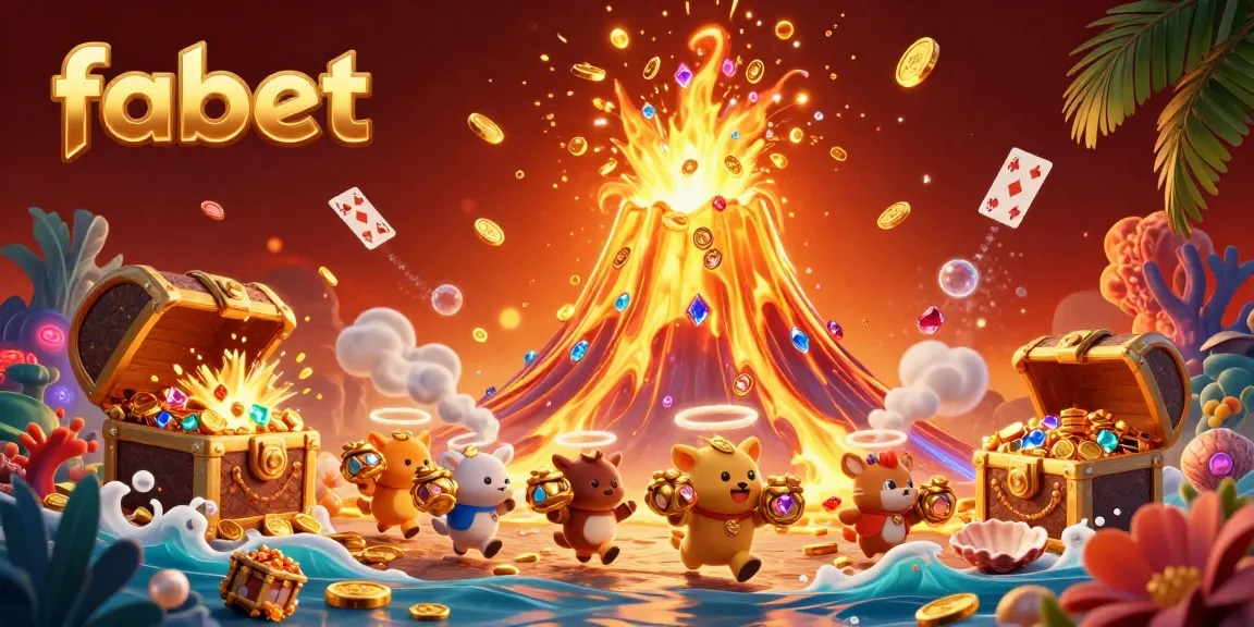 Engage with fabet's thrilling gaming experience featuring vibrant characters and casino elements.