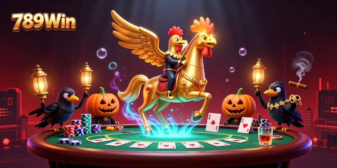 Experience thrilling gameplay with 789Win's vibrant casino scene featuring exciting poker elements.