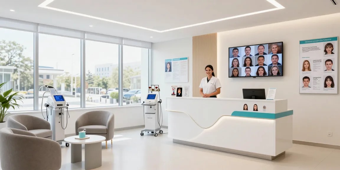 Hair transplant Istanbul health clinic featuring compassionate patient care and professional doctor consultation.