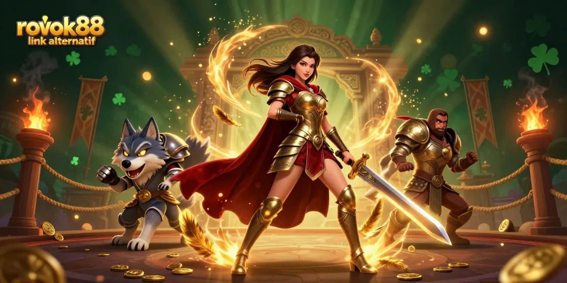 Engage in thrilling gaming with rokok88 link alternatif featuring dynamic characters and casino elements.