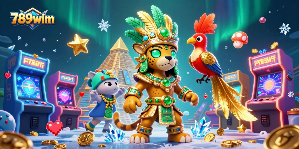 Experience thrilling slots at 789wim, highlighted with vibrant games and engaging characters.