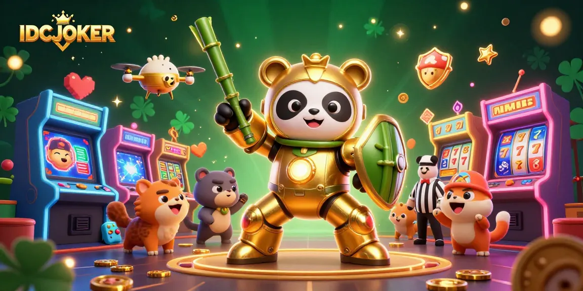 Experience thrilling gameplay in the IDCJOKER casino arena with vibrant characters and dynamic gaming elements.