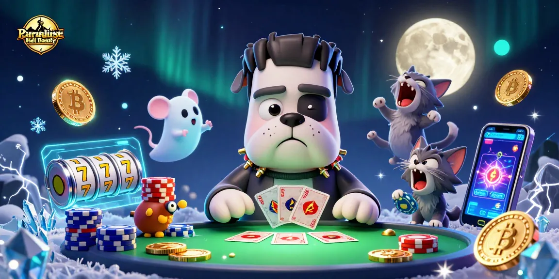 Experience a thrilling Paradise Nail Beauty card game scene featuring vibrant casino elements and a magical atmosphere.
