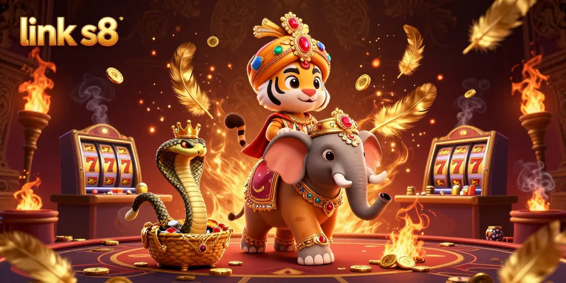 Experience the excitement of gaming at link s8 with vibrant characters and dynamic casino elements.