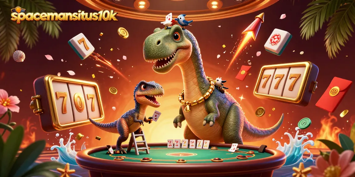 Experience thrilling gameplay at spacemansitus10k featuring vibrant 3D casino elements.