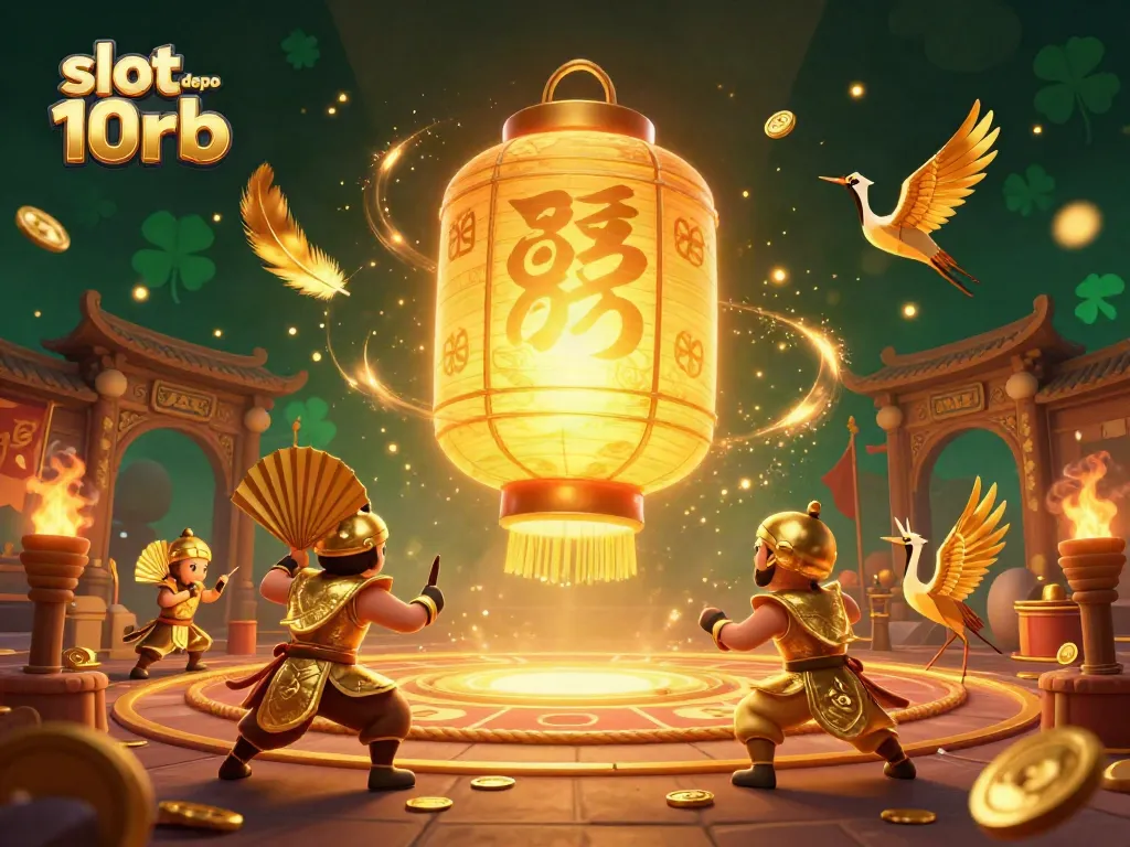 Experience excitement with slot depo 10rb featuring lucky symbols and dynamic casino elements.