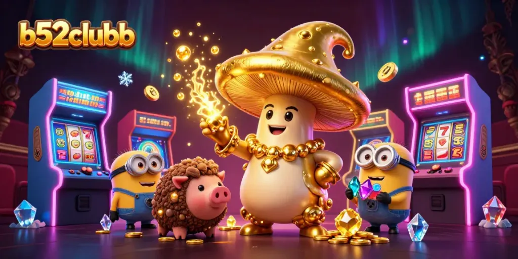 Engage with b52clubb's magical world of interactive casino gaming, featuring vibrant slot elements.