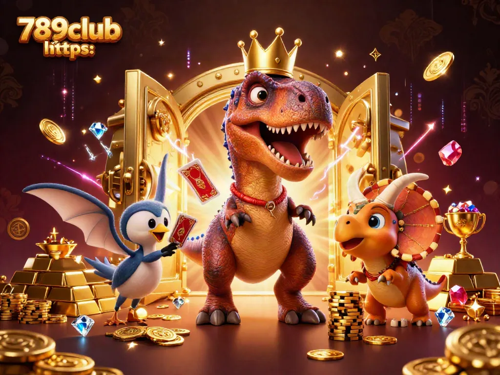 Engage in thrilling play at 789club lừa đảo https: with a vibrant 3D casino scene showcasing rich gold winnings and dynamic characters.
