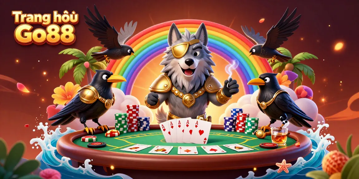 Experience the excitement of Trang chủ Go88 with vibrant casino elements and mythological characters.