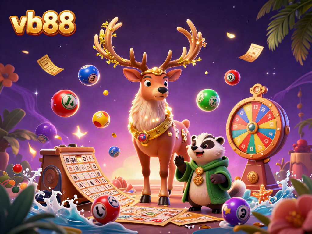 Experience dynamic gameplay at vb88 with a fantasy-themed casino scene filled with vibrant elements.