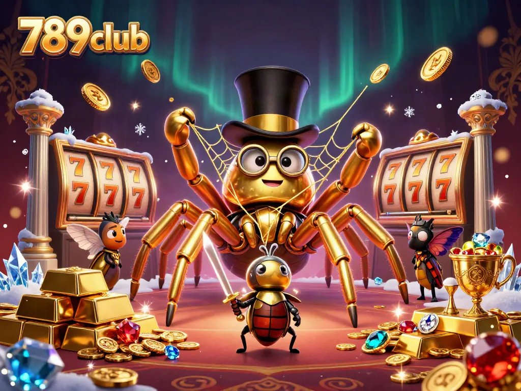 Engage with thrilling gameplay at 789club as captivating characters and golden treasures surround players.