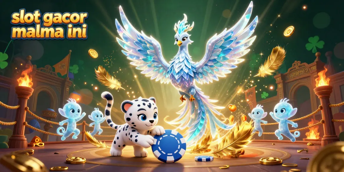 Experience the thrill of slot gacor malma ini with dazzling characters and vibrant casino elements.