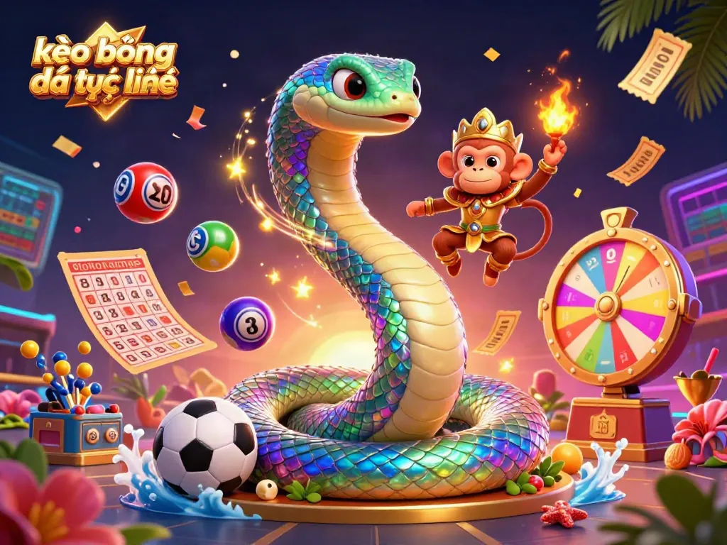 Kèo bóng đá trực tuyến: Trải nghiệm thỏa mãn với hình ảnh đầy màu sắc từ các yếu tố và nhân vật thể thao đặc sắc.