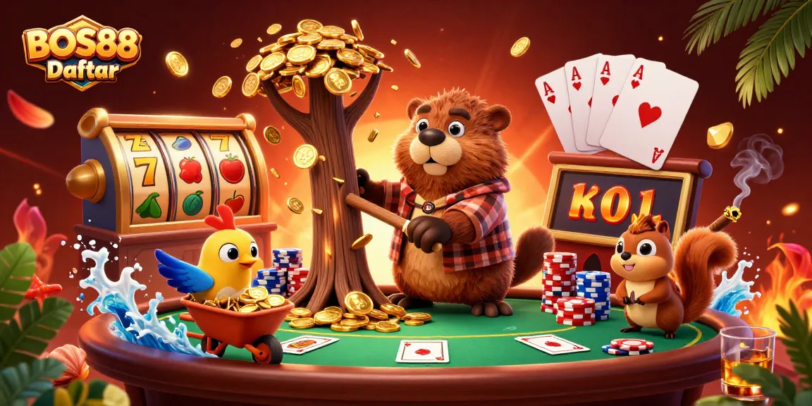 BOS88 Daftar: Nikmati keseruan permainan slot online dengan karakter lucu dan simbol menarik.