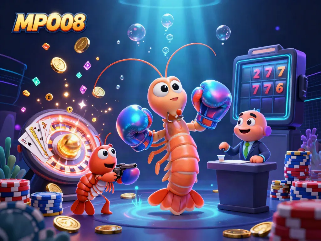 Engage with MPO08 while enjoying an ultra-detailed vibrant casino adventure featuring colorful characters and rich game elements.