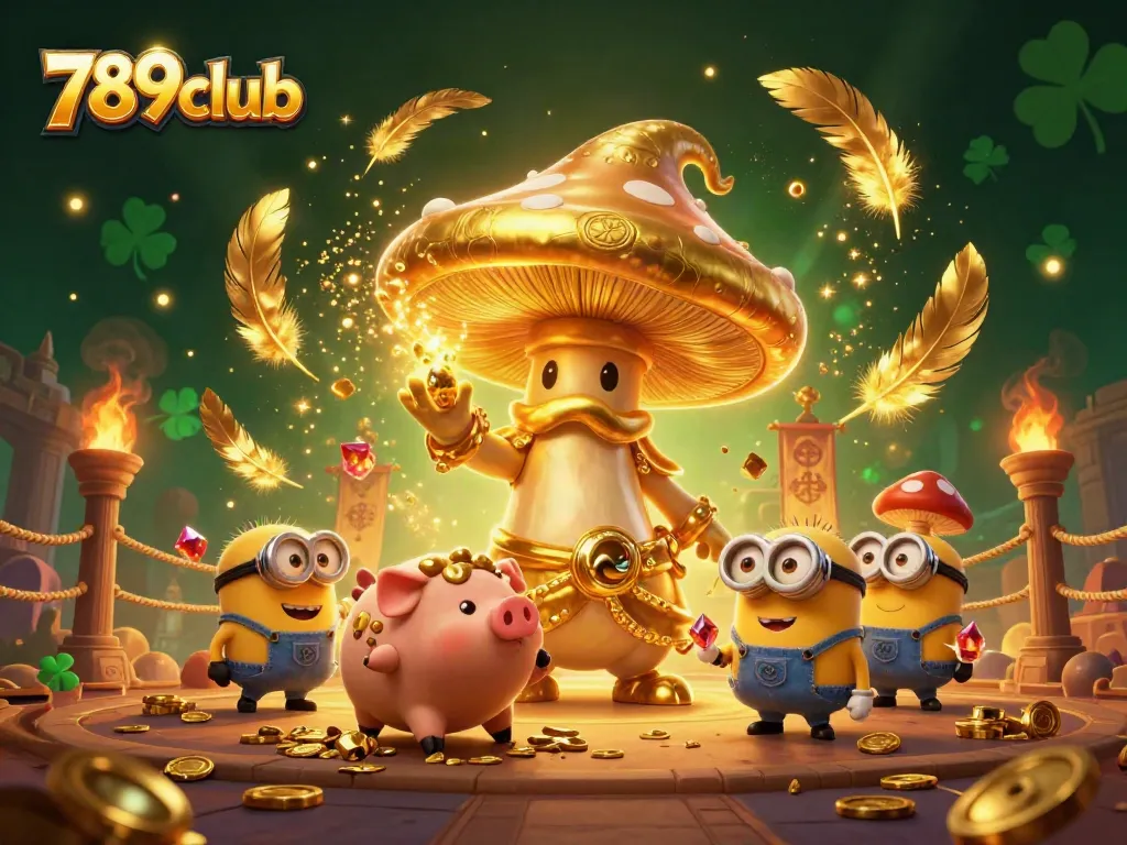 Engage with 789club's exciting treasure-seeking adventure amidst golden magical elements.