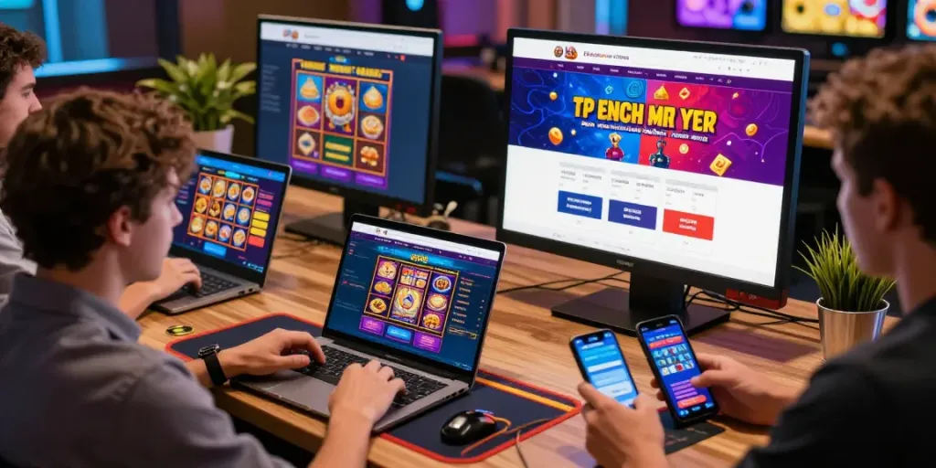 Players exploring red88's engaging online gaming platform.