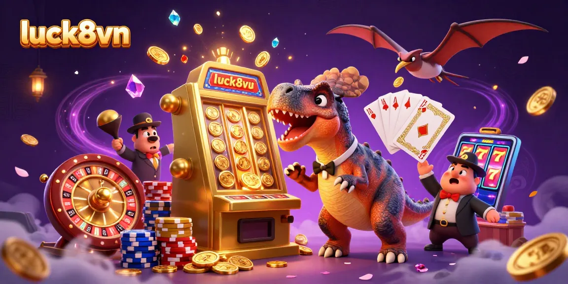 Catch golden coins with luck8vn slot machine jackpot while enjoying thrilling casino action.