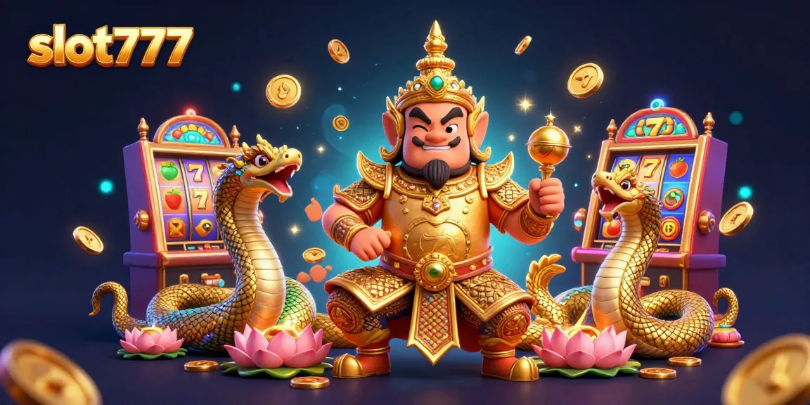 Experience thrilling gameplay and winning potential with slot777 in a vibrant casino scene.