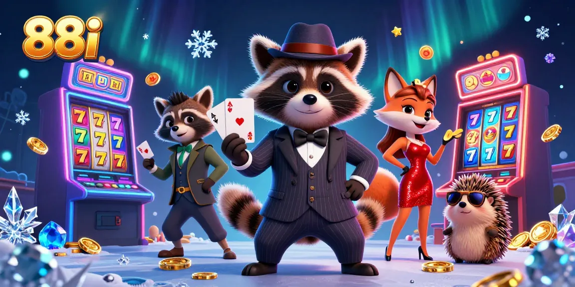 Experience thrilling gameplay at 88i with captivating casino characters and slot machine excitement.