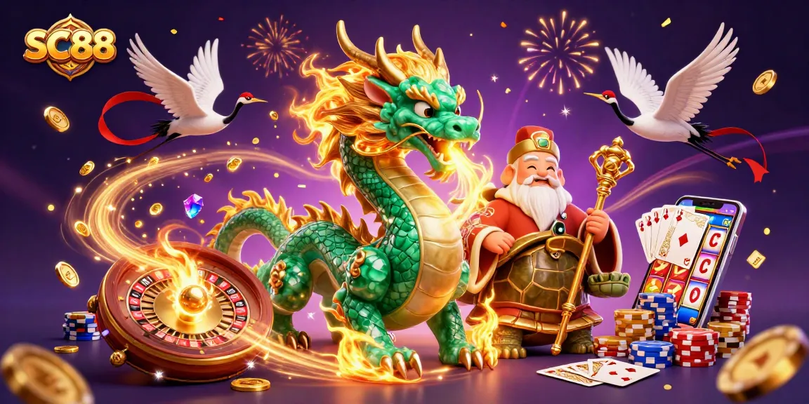 Experience the thrilling magic of SC88 with dynamic casino elements and rich visuals.