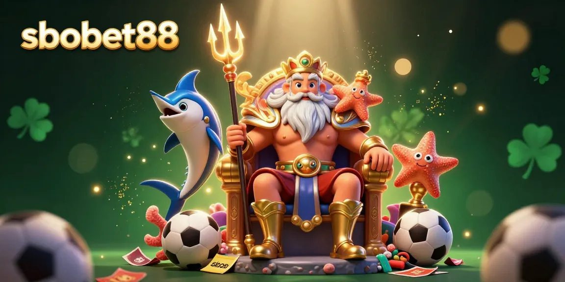 Engage in thrilling sports betting with sbobet88 as Neptune and his samurai align your winning strategy.